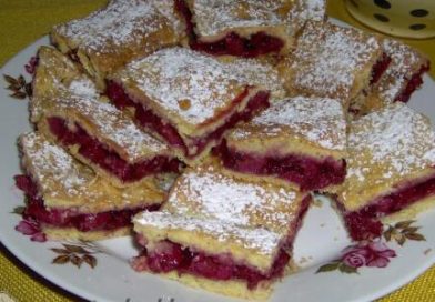 Meggyes linzer, másként készítve