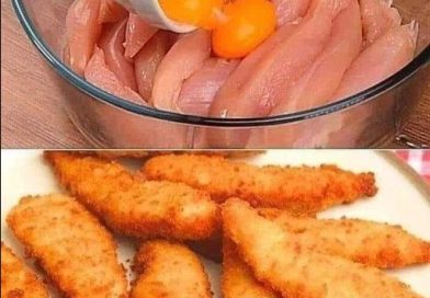 Kívül ropogós belül omlós és puha csirke-csíkok