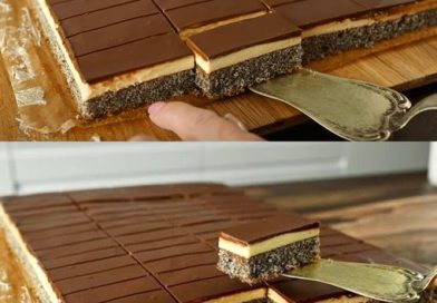 Elmondhatatlanul finom, mennyei mákos sütemény vanília krémmel